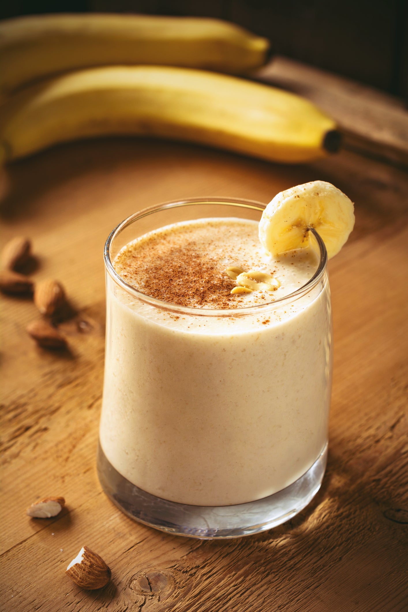 Erdnussbutter-Bananen-Smoothie