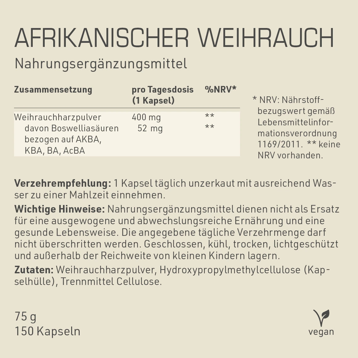 Afrikanischer Weihrauch