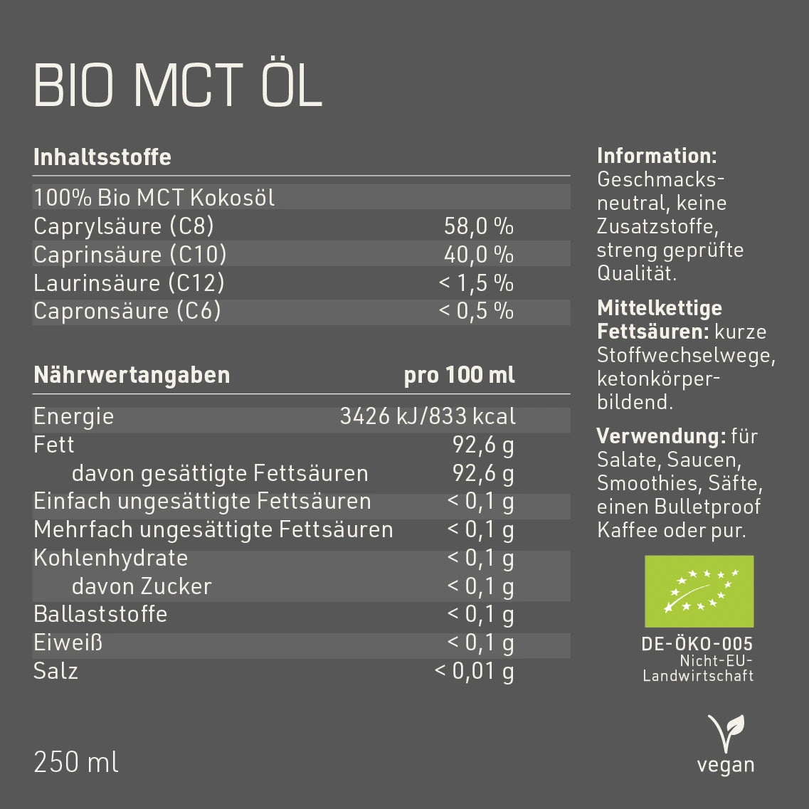 Bio MCT Öl