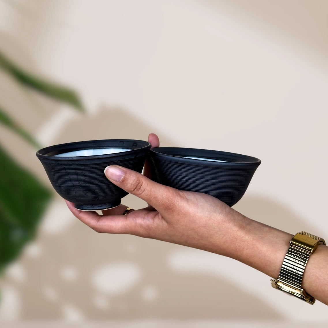 DENTŌ Teeschale – Original Japanische Teeschale aus Keramik