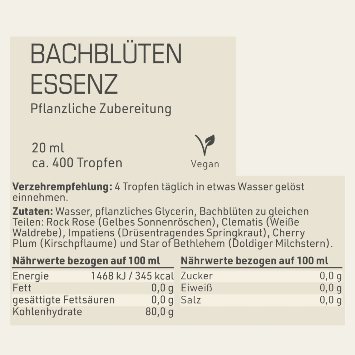 Bachblüten Essenz