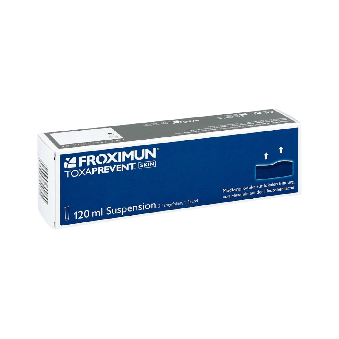 FROXIMUN TOXAPREVENT Skin Verpackung in Blau