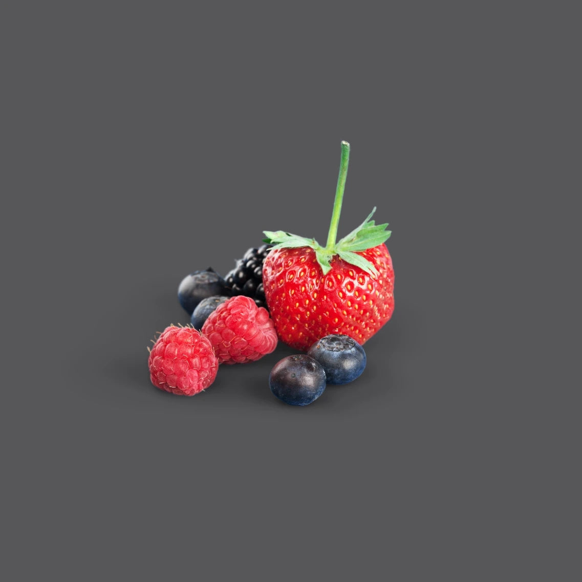 Erdbeere, Himbeere, Heidelbeere und Brombeere