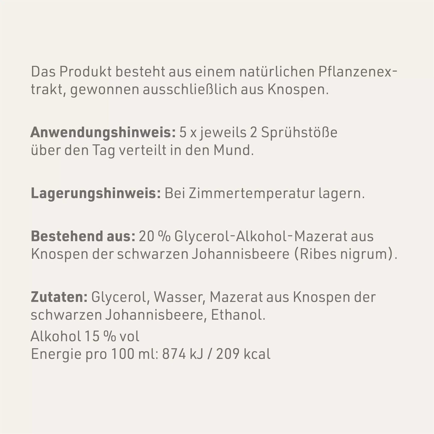 Schwarze Johannisbeere - Gemmomazerat