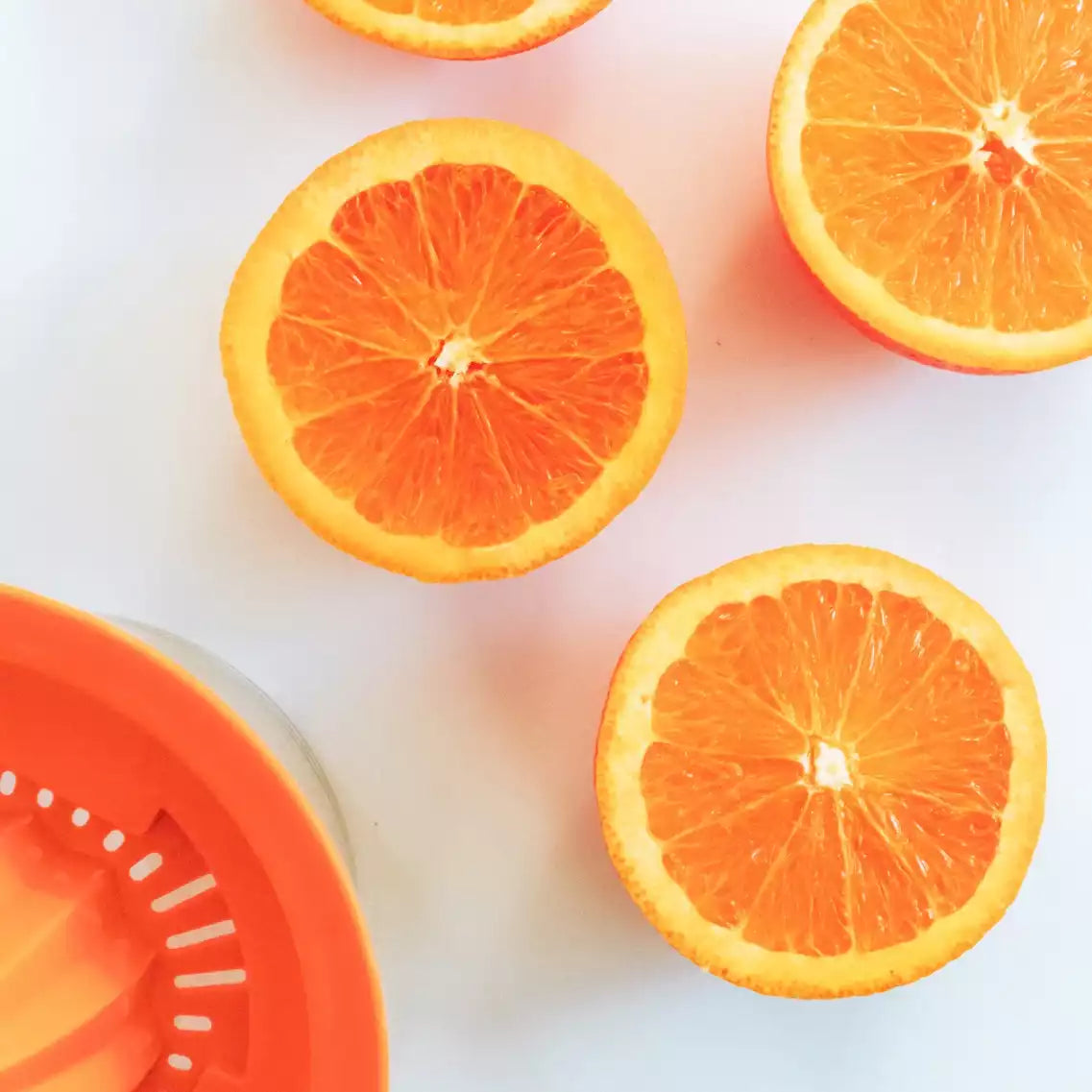 Aufgeschnittene Orangen