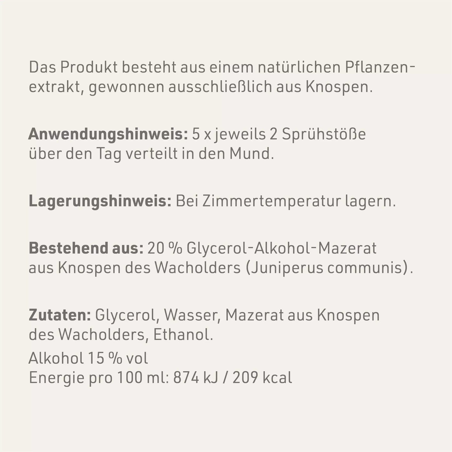 Wacholder - Gemmomazerat