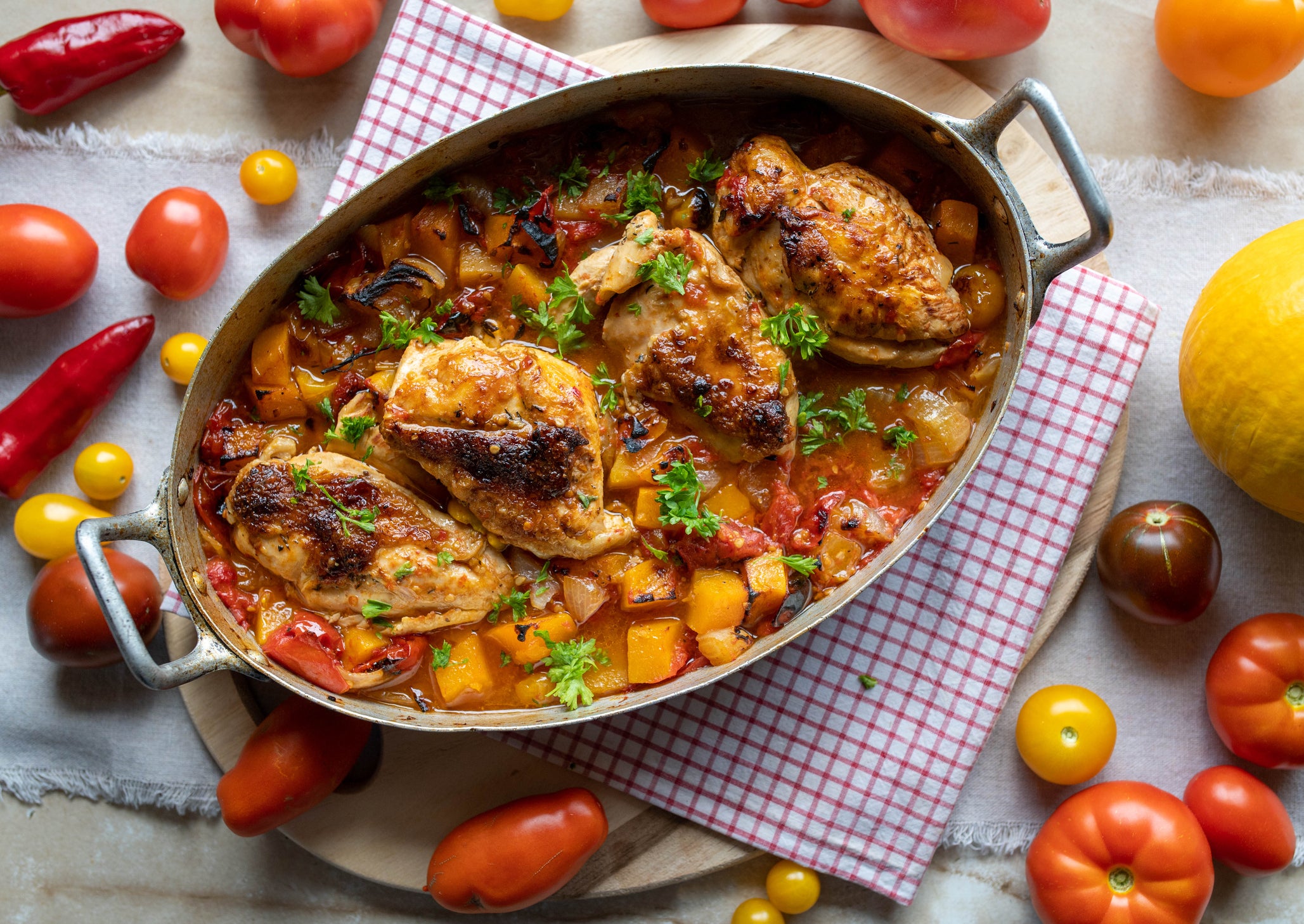 Gebackene Hähnchenbrust mit Ofengemüse – Dynamik Plus Gebackene Hähnchenbrust mit Ofengemüse – Dynamik Plus