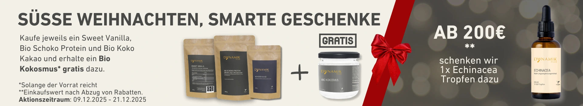 Weihnachtsaktionsbanner