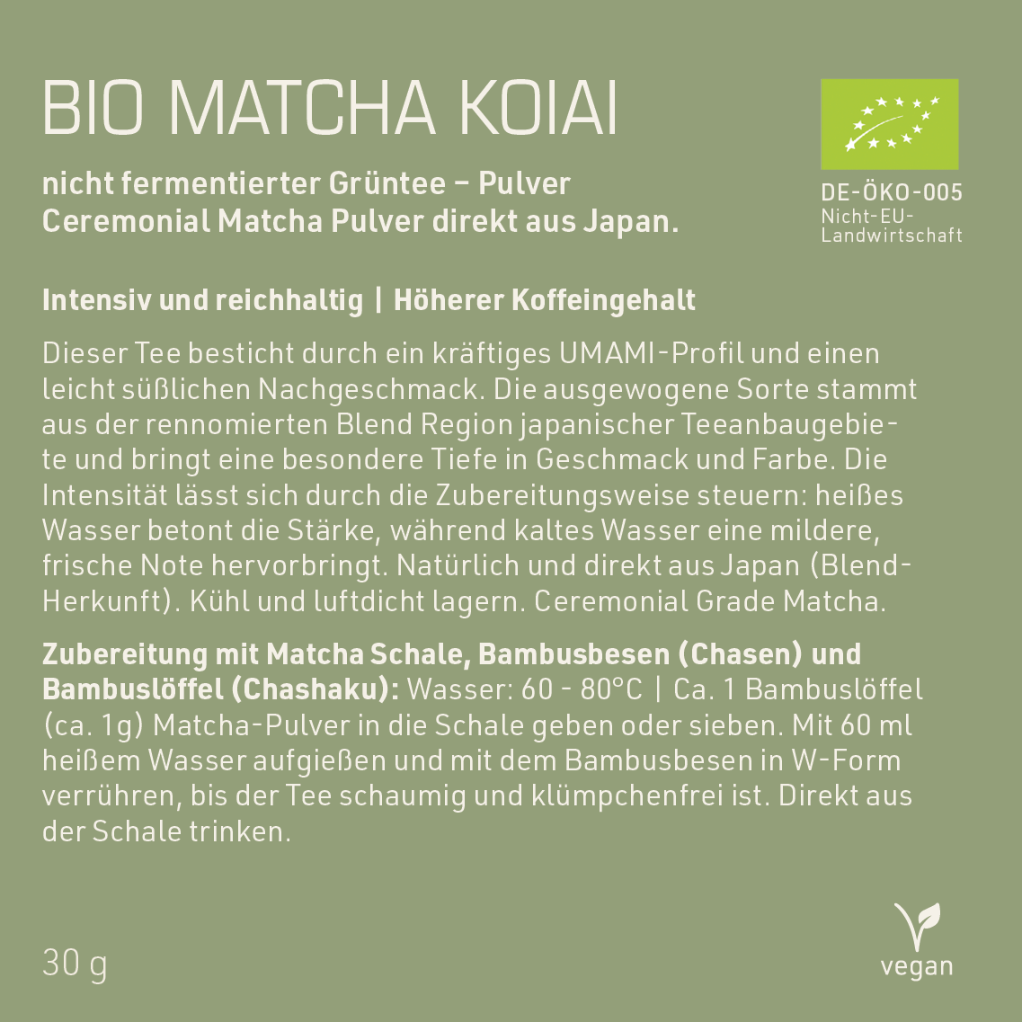 Bio Matcha Koiai