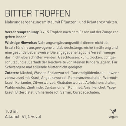 Bitter Tropfen: mit Sprühkopf