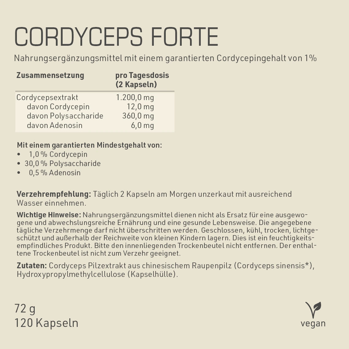 Cordyceps Forte