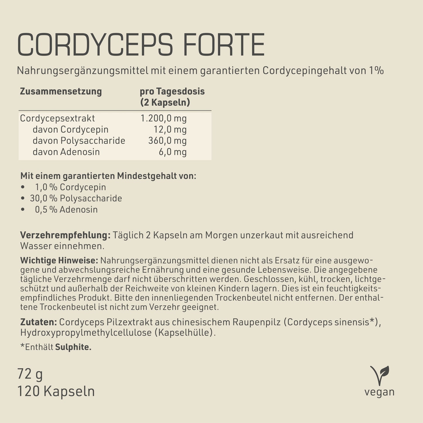 Cordyceps Forte