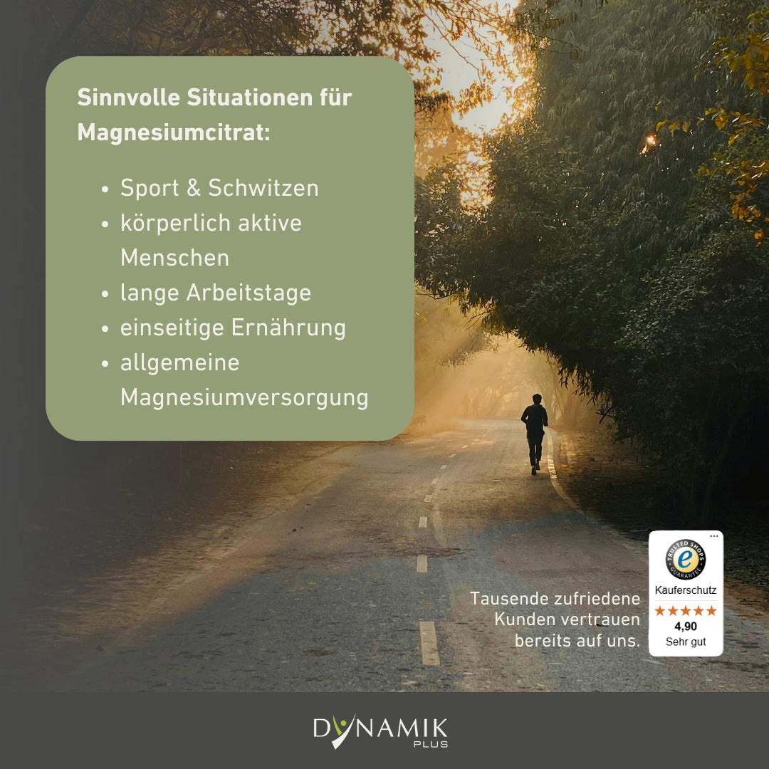 Infobox mit Situationen für Magnesiumcitrat 750