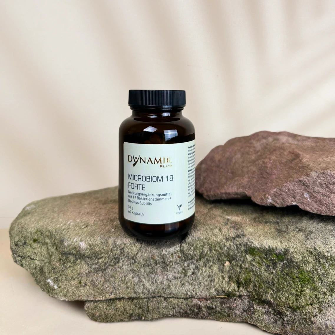 Produkt Microbiom 18 Forte auf Stein