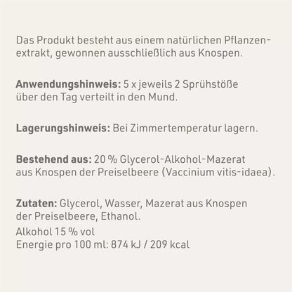 Preiselbeere - Gemmomazerat