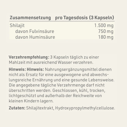 Shilajit Vital