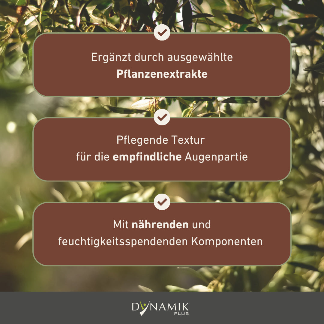 Infografik Eigenschaften Relift Augenserum 