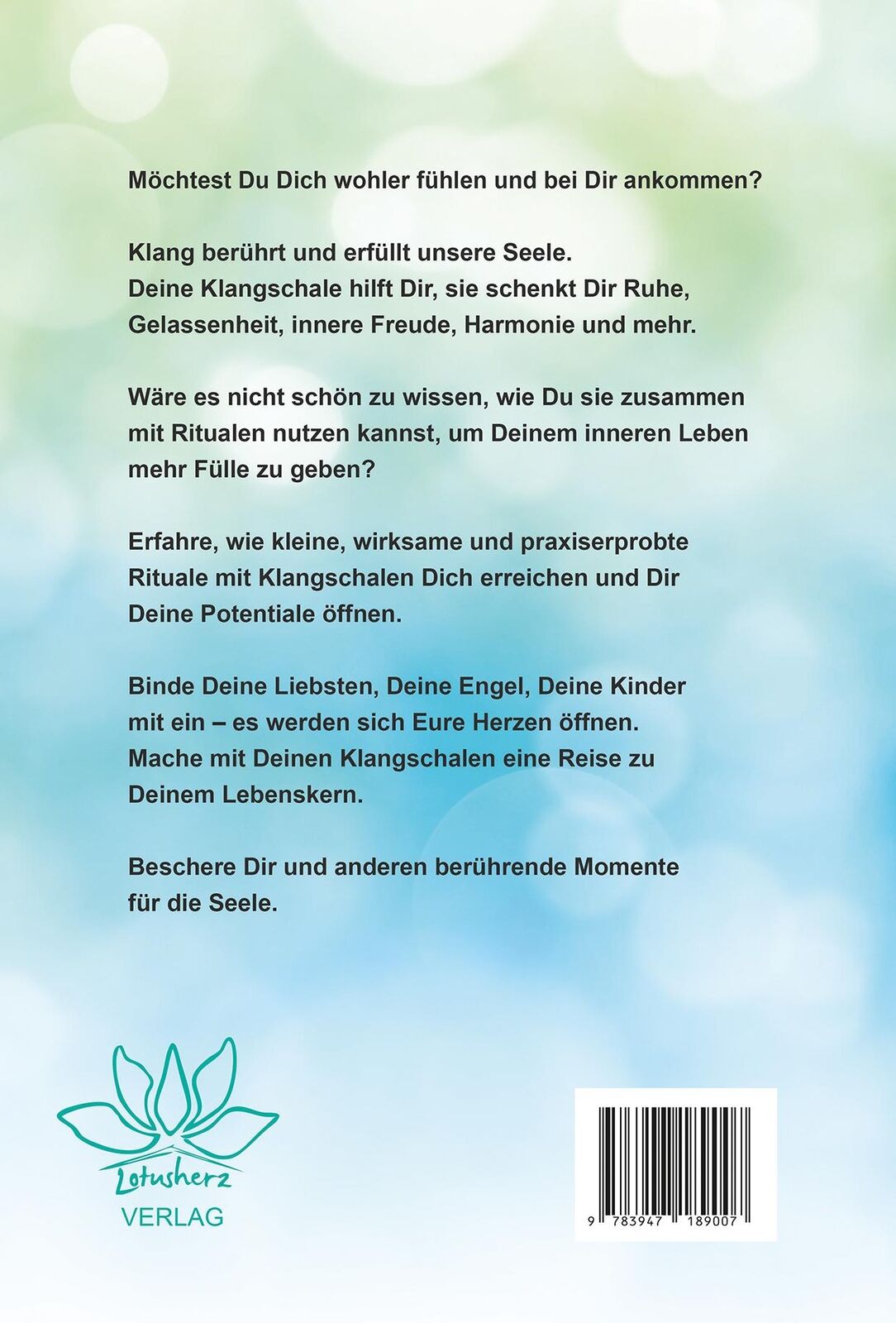 Buch: Seelenmomente - Rituale mit Klangschalen im Alltag