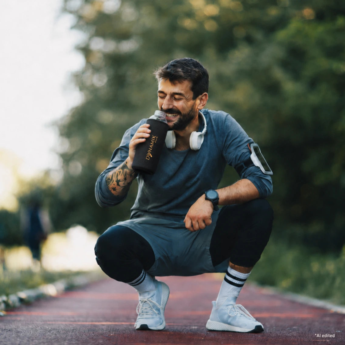 Sportler_mit_DYNAMIKPLUS_Glas_Shaker