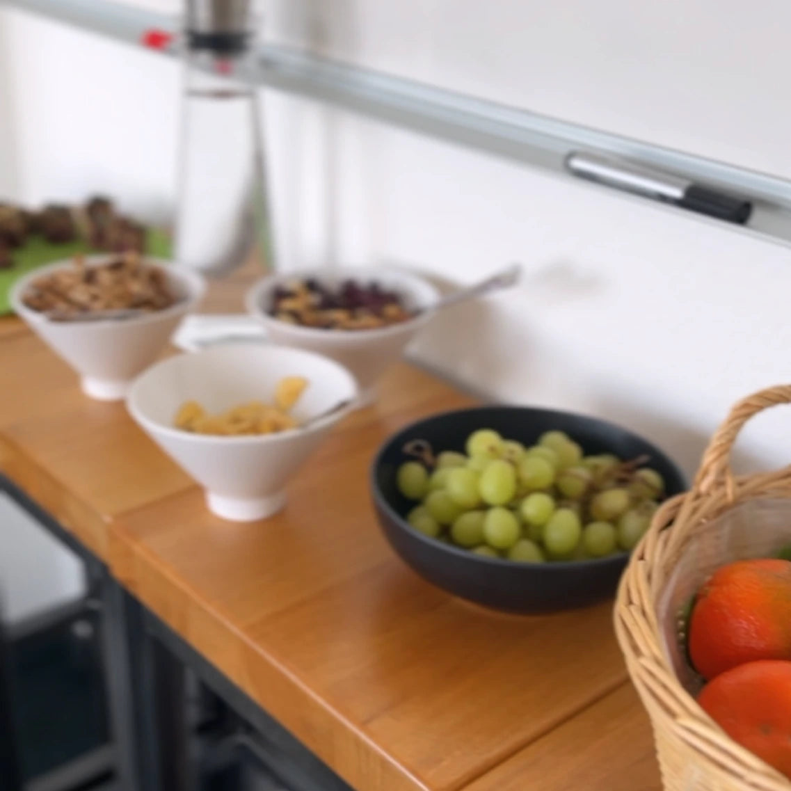Workshop mit gesunden Snacks