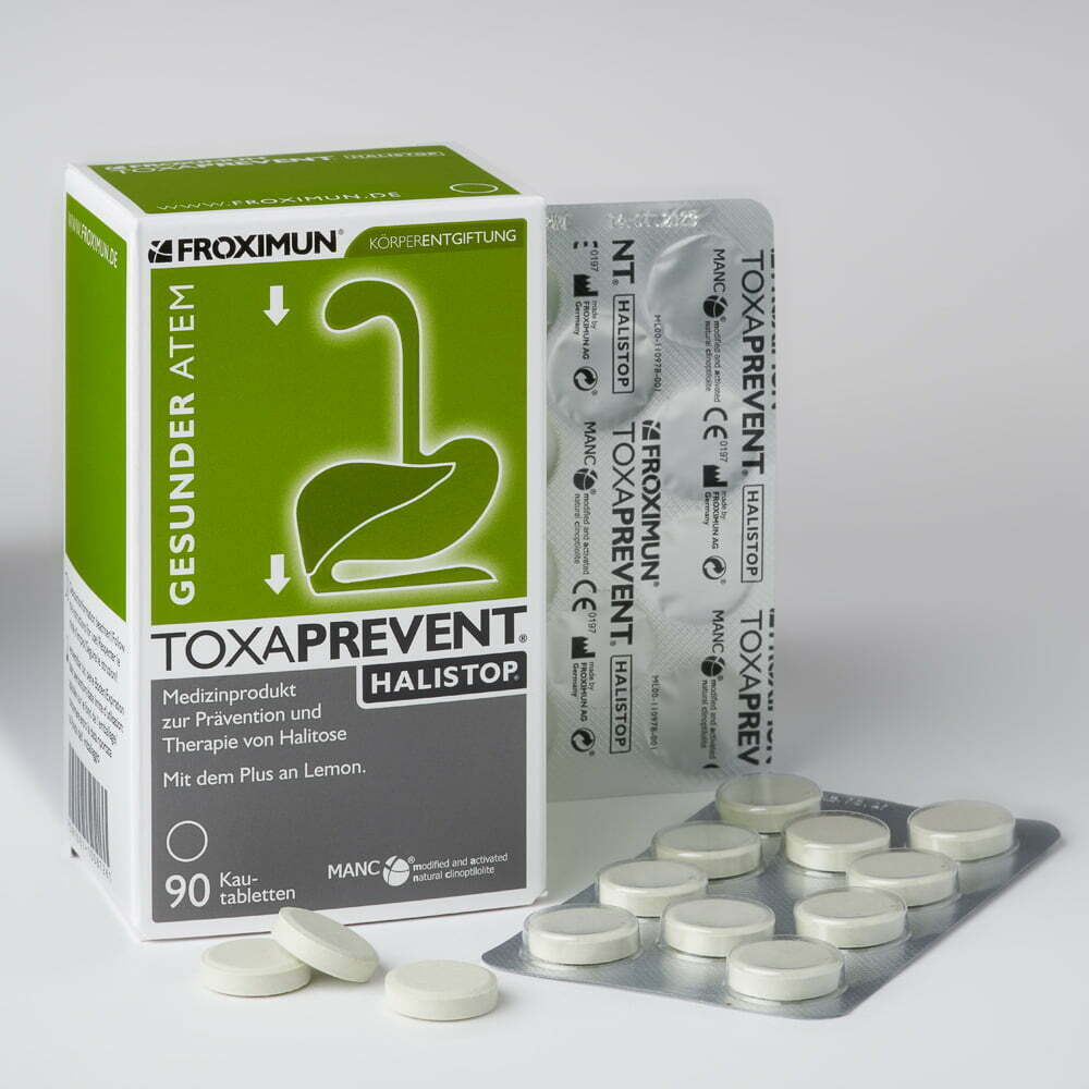 TOXAPREVENT® HALISTOP® Kautabletten (ZEOLITH)